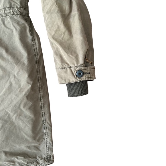 TNA Military Parka Women S Green Jacket Fleece Lined Combat Aritzia Britannia - Picture 6 of 7